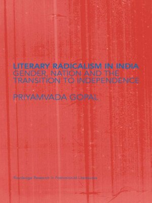 cover image of Literary Radicalism in India